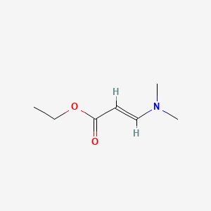 Molecular structure of Ethyl 3-(N,N-dimethylamino)acrylate