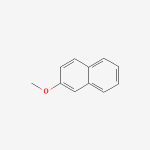 Molecular structure of 2-Methoxynaphthalene