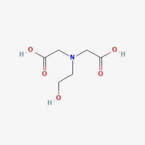 Molecular structure of N-(2-Hydroxyethyl)iminodiacetic acid