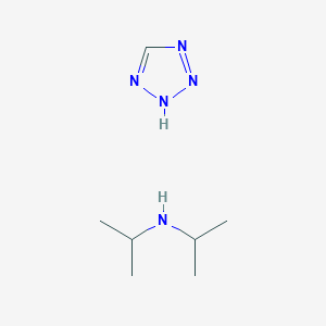 Molecular structure of Diisoropyl Ammonium Tetrazolide