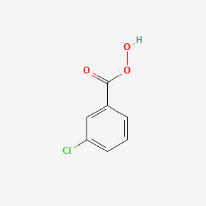 Molecular structure of 3-Chloroperoxybenzoic acid