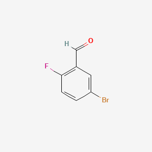 Molecular structure of 5-Bromo-2-fluorobenzaldehyde