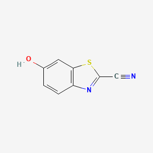 Molecular structure of 2-Cyano-6-hydroxybenzothiazole