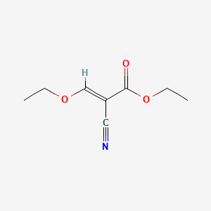 Molecular structure of Ethyl 2-cyano-3-ethoxyacrylate