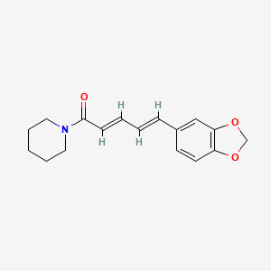 Molecular structure of Piperine