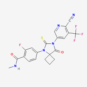 Molecular structure of ARN-509