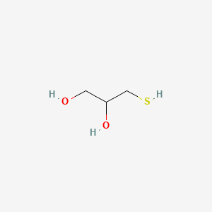 Molecular structure of 3-Mercapto-1,2-propanediol
