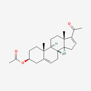 Molecular structure of 16-Dehydropregnenolone acetate