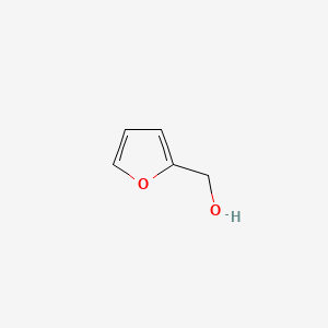Molecular structure of Furfuryl alcohol