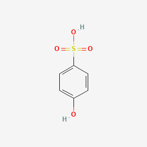 Molecular structure of 4-Hydroxybenzenesulfonic acid