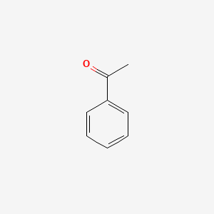 Molecular structure of Acetophenone