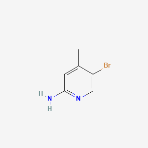 Molecular structure of 2-Amino-5-bromo-4-methylpyridine