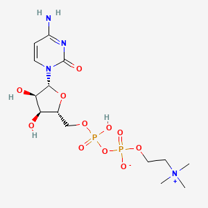 Molecular structure of Citicoline