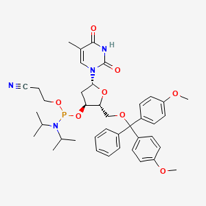 Molecular structure of DMT-dT-CE Phosphoramidite