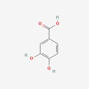 Molecular structure of Protocatechuic acid