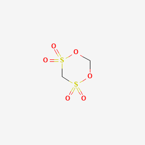 Molecular structure of 1,5,2,4-Dioxadithiane 2,2,4,4-tetraoxide