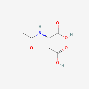 Molecular structure of N-Acetyl-L-aspartic acid