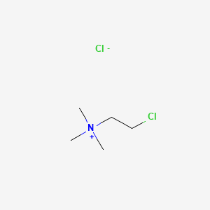 Molecular structure of Chlormequat chloride